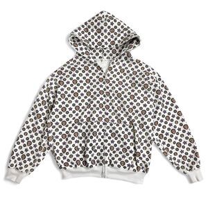 Vintage Bape Baby Milo All Over Print Zip Hoodie Made in Japan XL